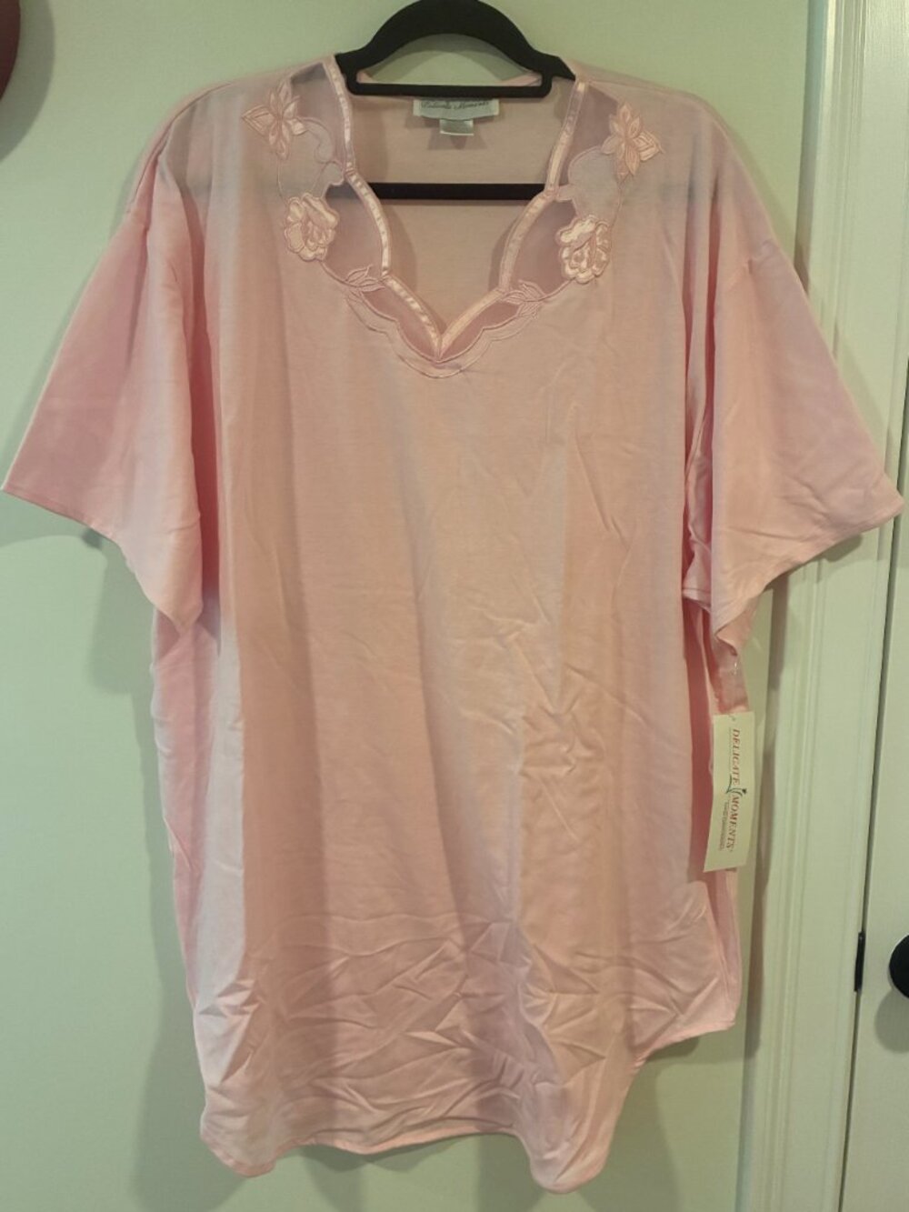 Delicate Moments Hand Embroidered Nightgown